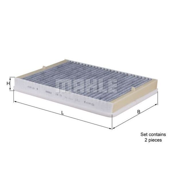 Mahle Filters LAK73/S Filtro, Ar do Habitáculo - LAK73_S