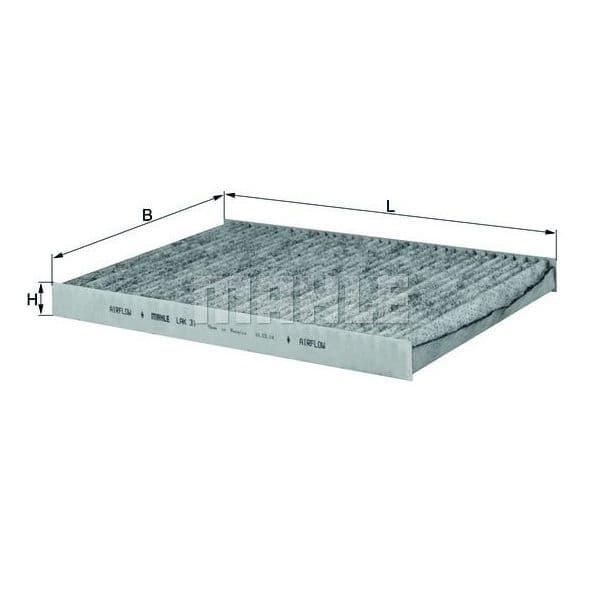 Mahle Filters Filtro, Ar do Habitáculo - LAK31