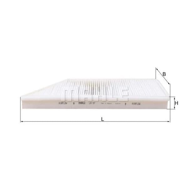 Mahle Filters Filtro, Ar do Habitáculo - LA57