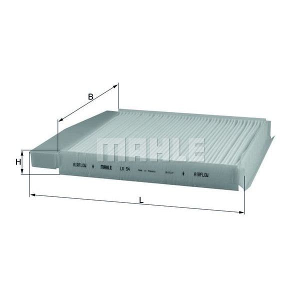 Mahle Filters Filtro, Ar do Habitáculo - LA54