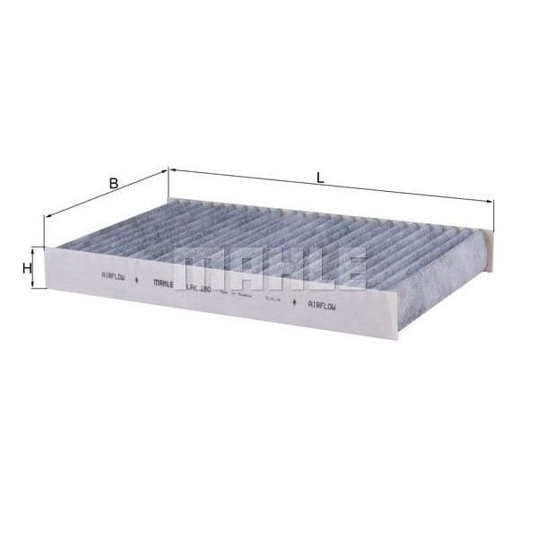 Mahle Filters Filtro, Ar do Habitáculo - LAK280