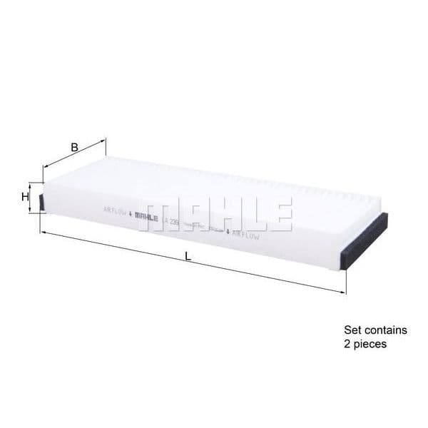 Mahle Filters LA239/S Filtro, Ar do Habitáculo - LA239_S