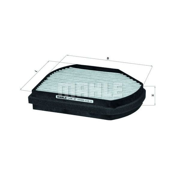 Mahle Filters Filtro, Ar do Habitáculo - LAK37