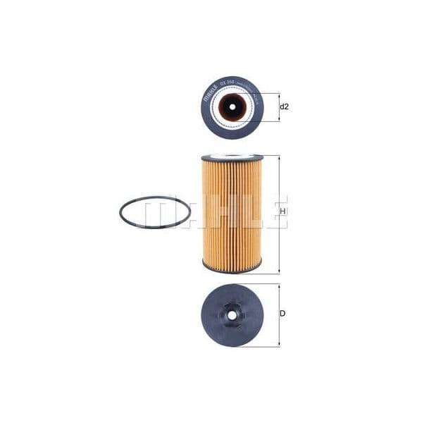 Mahle Filters Filtro de Óleo - OX358D