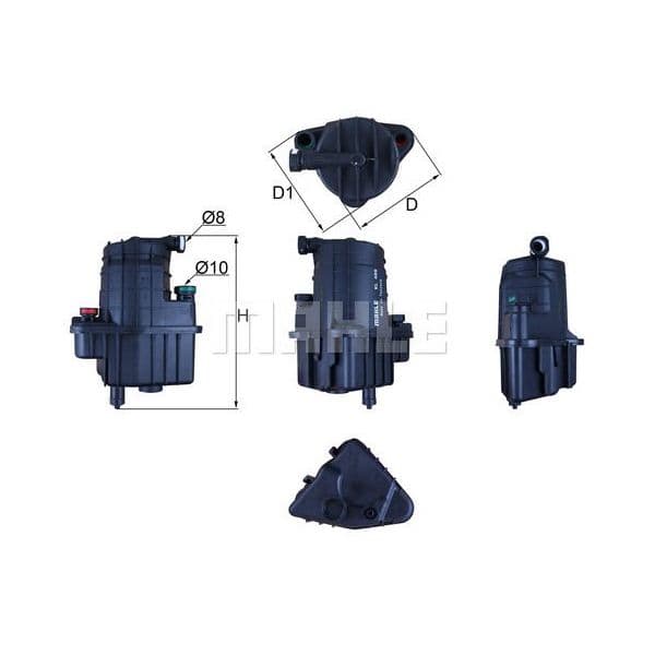 Mahle Filters Filtro de Combustível - KL469
