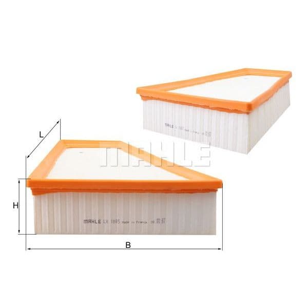 Mahle Filters Filtro de Ar - LX1885