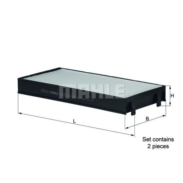Mahle Filters LA221/S Filtro, Ar do Habitáculo - LA221_S