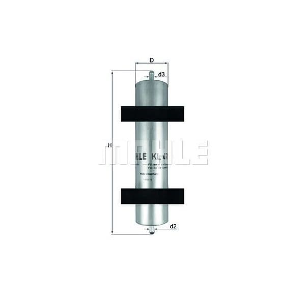 Mahle Filters Filtro de Combustível - KL478