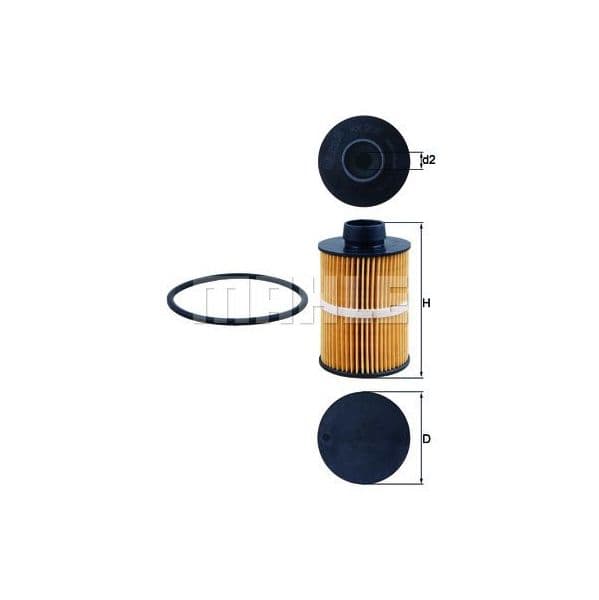 Mahle Filters Filtro de Combustível - KX208D