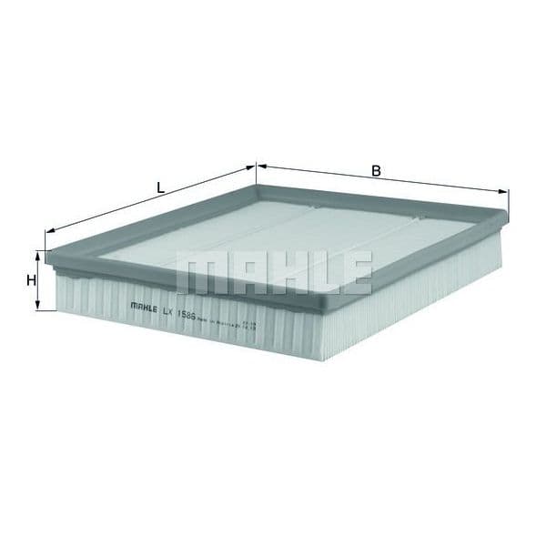 Mahle Filters Filtro de Ar - LX1586