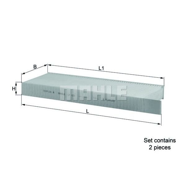 Mahle Filters LA428/S Filtro, Ar do Habitáculo - LA428_S