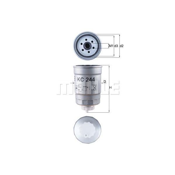 Mahle Filters Filtro de Combustível - KC244