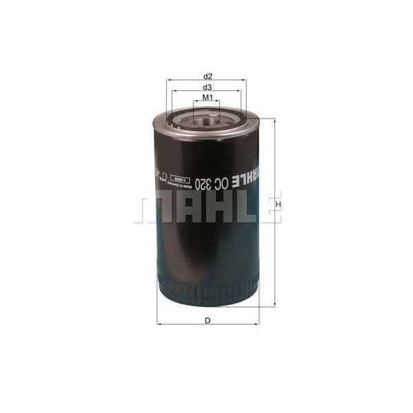 Mahle Filters Filtro de Óleo - OC320