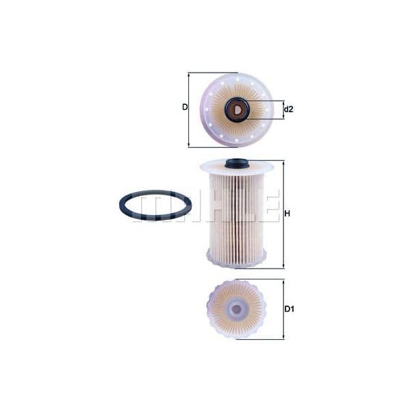 Mahle Filters Filtro de Combustível - KX229D