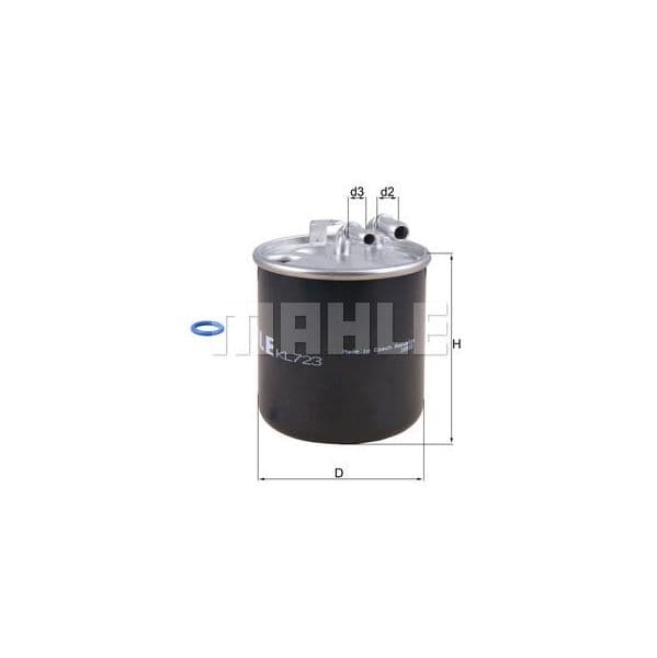 Mahle Filters Filtro de Combustível - KL723D