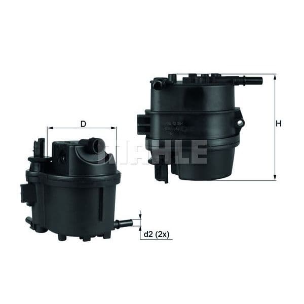 Mahle Filters Filtro de Combustível - KL779