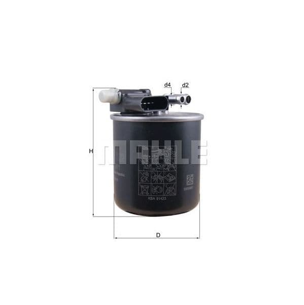 Mahle Filters Filtro de Combustível - KL911