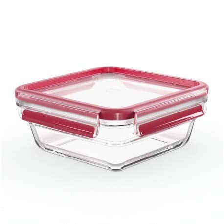 Tefal Recipiente Hermético Quadrado de Vidro Clip&close 8 Litros