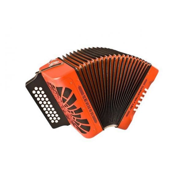 Hohner El Rey Del Vallenato 3ª voz GCF Orange