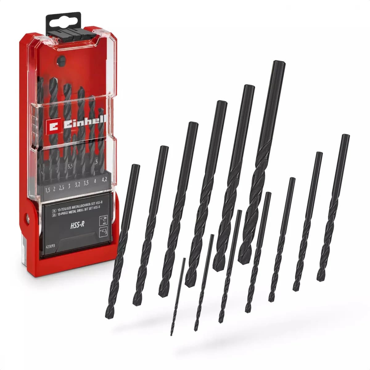 Kit brocas HSS-R 13pç refª 49423013 Einhell - 49423013 - Ferramentaspro.pt