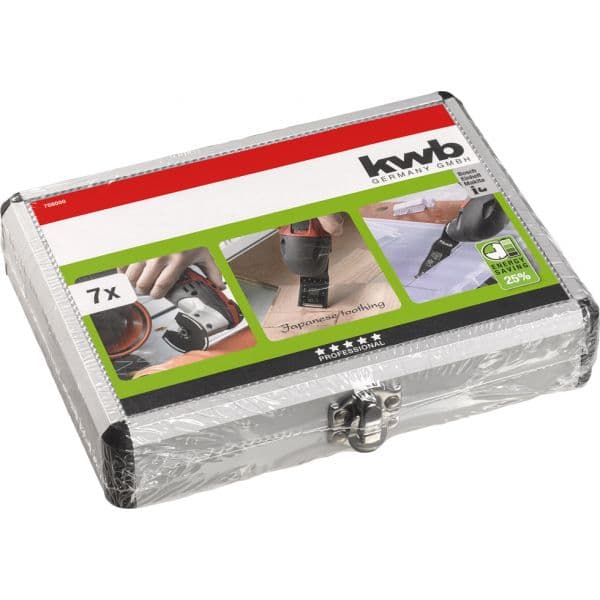 Kwb Conjunto Universal Kwb, 7 Peças, em uma Caixa de Alumínio
