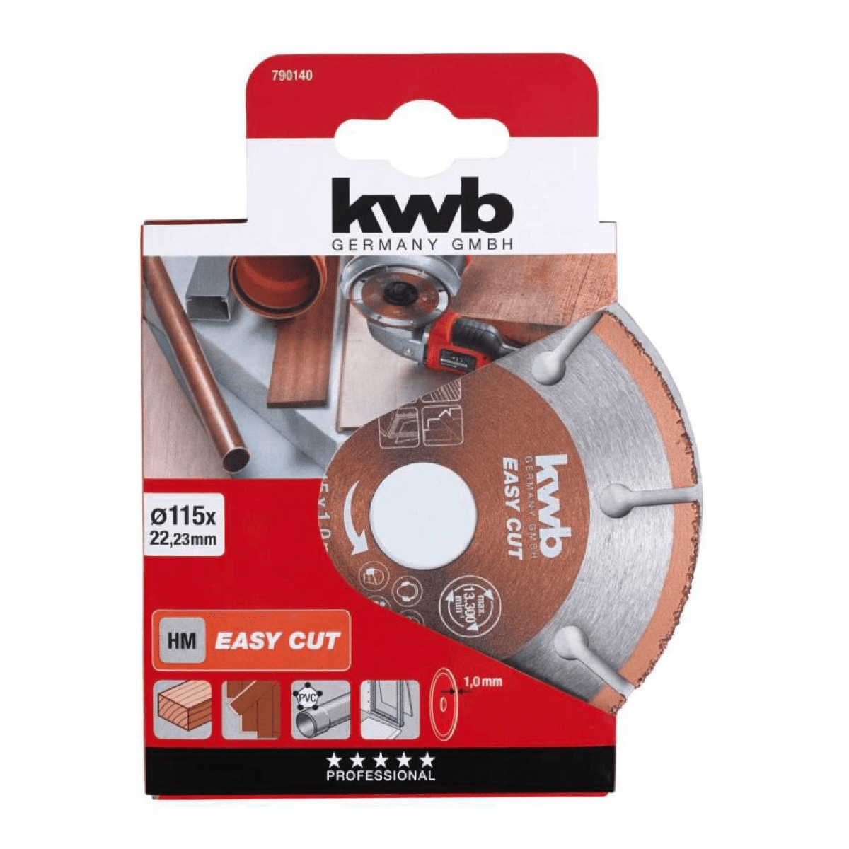 Kwb Disco Corte 115mm Easy Cut Hm Multi-material - 49790140