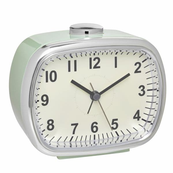TFA Dostmann Despertador Retro Analógico Eletrónico Verde Menta