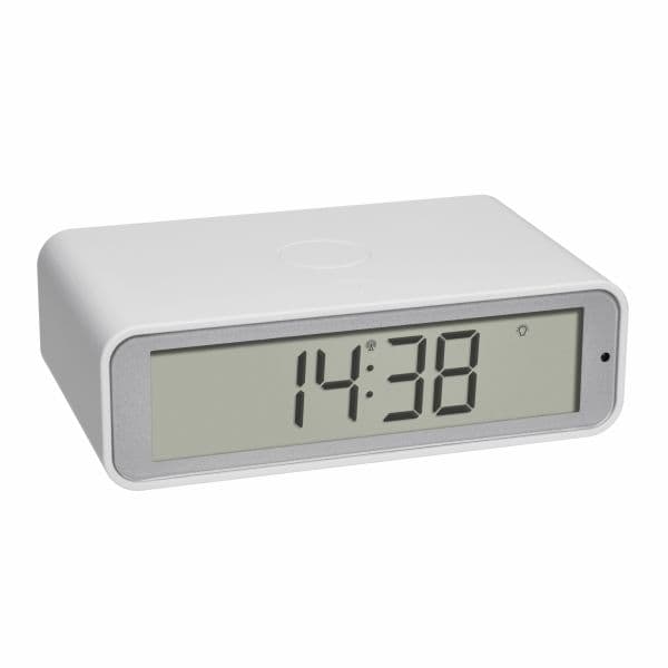 TFA Dostmann Despertador Digital Rádio Twist 60.2560.02 Branco