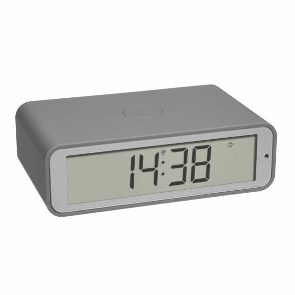 TFA Dostmann Rádio Despertador Digital TWIST 60.2560.15 Cinza
