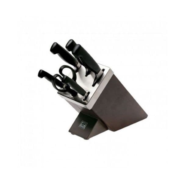 Zwilling Bloco de 5 Facas e Tesouras Four Star