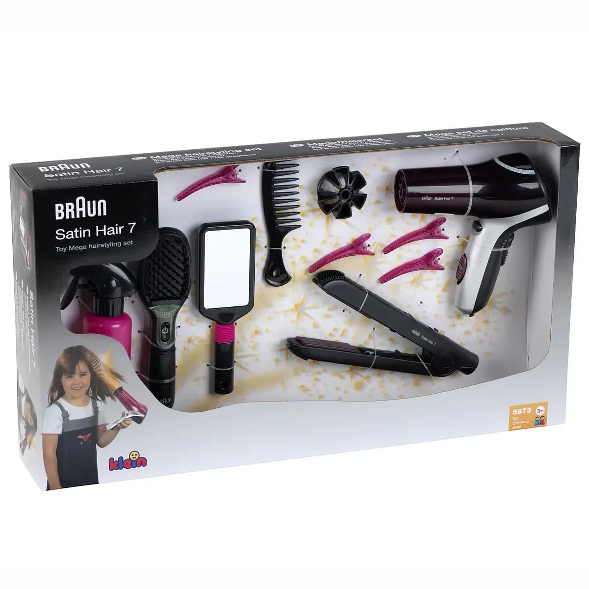 Klein – Conjunto Cabeleireira Infantil – Braun
