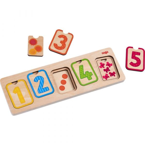 Haba Puzzle de Madeira Primeiros Números - HB304587