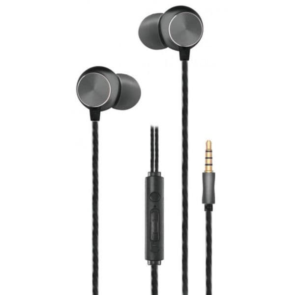 2GO Auriculares Com Fio + Micro Comfort Grey