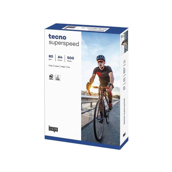 Resma Papel Tecno SuperSpeed A4 80g 500 Folhas