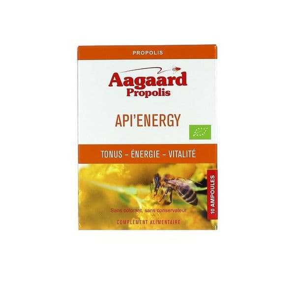 Aagaard Api' Energia Bio 10 Ampolas