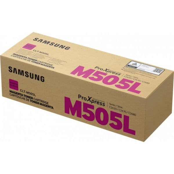 Samsung Toner CLT-M505L High Yield Magenta - SU302A