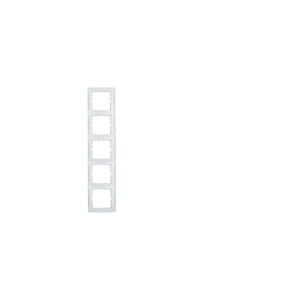 Berker S. 1 Quadro X5, Branco - 10158989