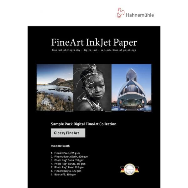 Hahnemühle Pack Amostras Fineart A4 Glossy
