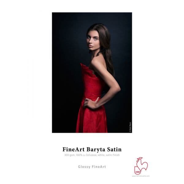 Hahnemühle Papel Foto Fine Art Baryta 300g A4 25Fls Cetim