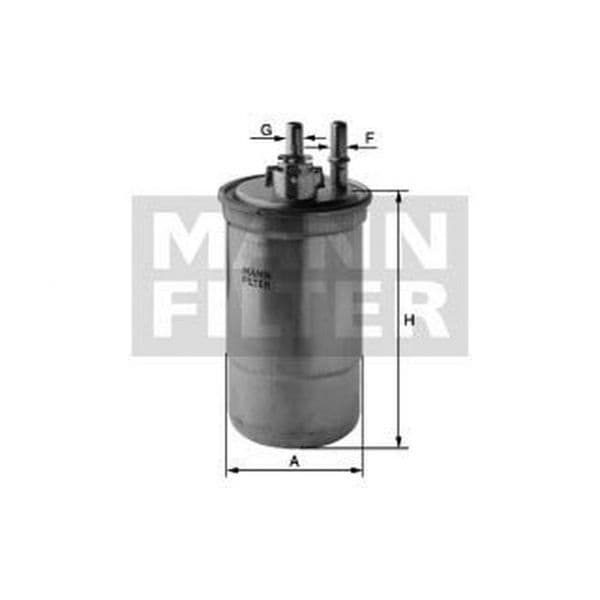 MANN-FILTER - WK 918/2 x - Filtro de combustível - 4011558005306