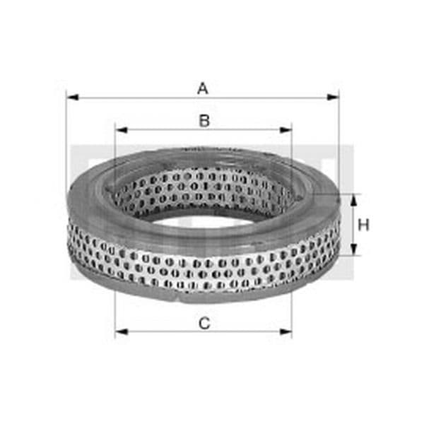 Mann-Filter - C 2135/2 - Filtro de ar - 4011558010805