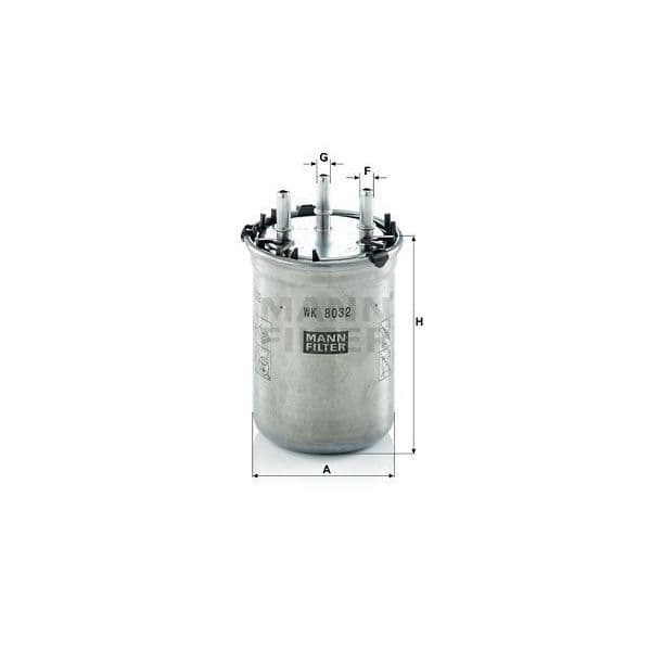 Mann-Filter Filtro de Combustível - Wk8032