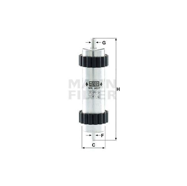 Mann-Filter Filtro de Combustível - Wk6037