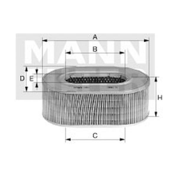 Mann-Filter - C 2943 - Filtro de ar - 4011558145705
