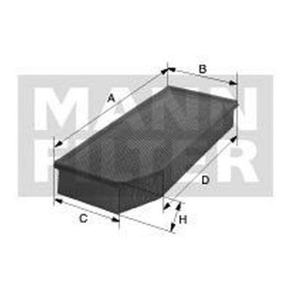 Mann-Filter - C 33 194 - Filtro de ar - 4011558350505