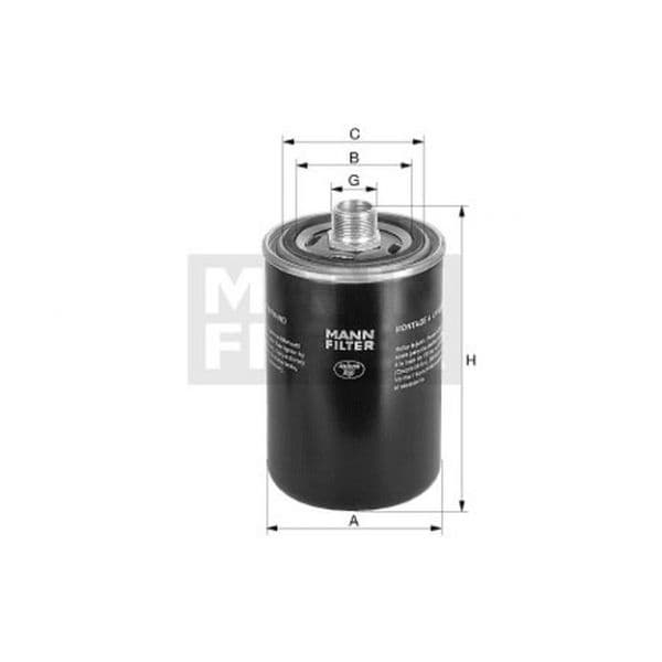 MANN-FILTER - W 719/45 - Filtro de óleo - 4011558758806