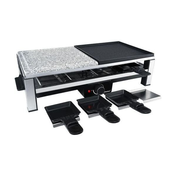 Grelhador Steba Multi-Raclette Grill RC 108 Inox/Black - 2.000W