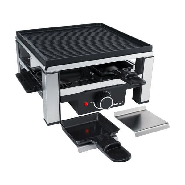 Grelhador Steba Guss-Raclette Rc 104 Black/Inox - 900w