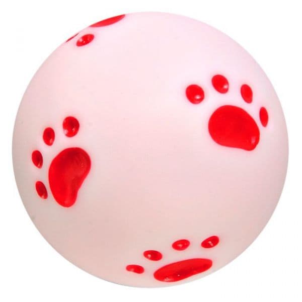 Trixie Brinquedo Cão Bola em Vinil C/ Pegadas e Som