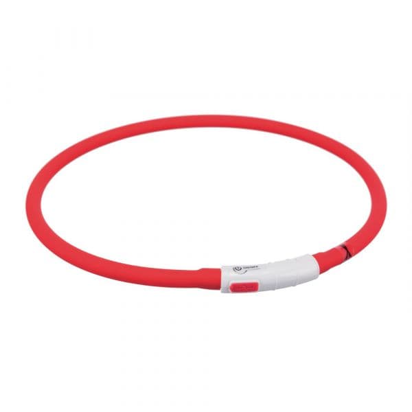 Trixie Coleira Flasher usb (xs-xl) 70cm Vermelho